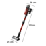 X-Force Flex 13.60, Cordless Stick Vacuum Cleaner, Animal Model, Deep-Cleaning Power