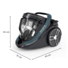 Silence Force Cyclonic Effitech Canister Vacuum Cleaner, Total Clean Model